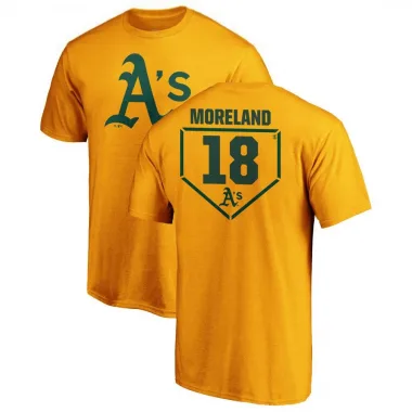 Mitch Moreland Oakland Athletics Youth Black Midnight Mascot T-Shirt 